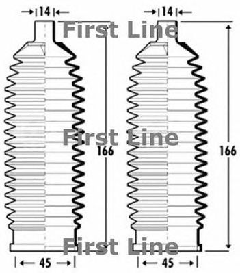 FIRST LINE fsg3351 -  Пыльник, рулевое управление